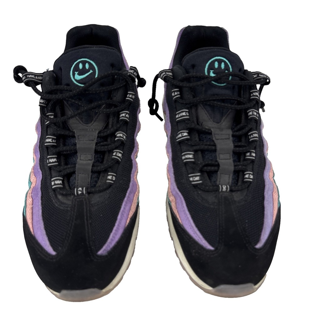 Nike Air Max 95 Have A Nike  Day Black Purple Pink Teal BQ9131-001 Men's Sz 10.5 - Picture 2 of 13